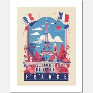 Vintage Travel France Design Posters and Art